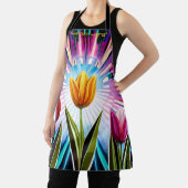 Trio of Tulips: Ein Ausbruch der Springtime-Schönh Schürze (InSitu)