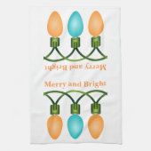 Trio Orange and Blue Geschirrtuch (Vertikal)