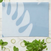 Trio Palm Blätter Blue Kitchen Handtuch (Gefaltet)