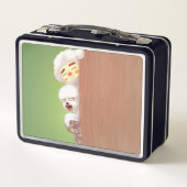 Trio Peeking Animals Metall Brotdose (Rückseite)