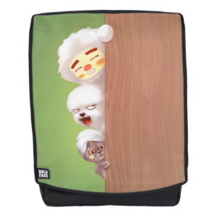 Trio Peeking Animals Rucksack