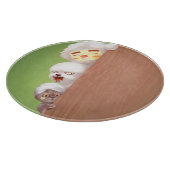 Trio Peeking Animals Schneidebrett (Ecke)