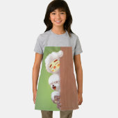 Trio Peeking Animals Schürze (Insitu)