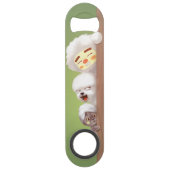 Trio Peeking Animals Speed Flaschenöffner (Rückseite)