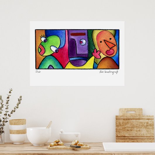 Trio Poster von Lee Vandergrift (Küche)