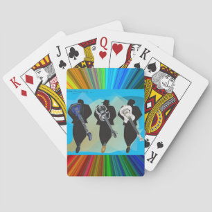 Trio-Regenbogen Entwurf Druck-D Trio-Plattform der Spielkarten