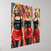 Trio Ribelle Foliendrucke (Ablage )