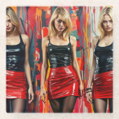 Trio Ribelle Glasuntersetzer (Vorderseite)