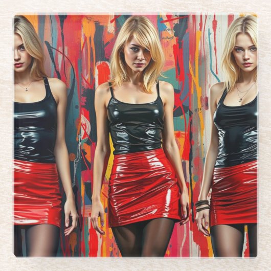 Trio Ribelle Glasuntersetzer (Vorderseite)