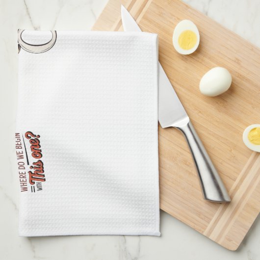 Trio Tea Handtuch (Viertel Falte)