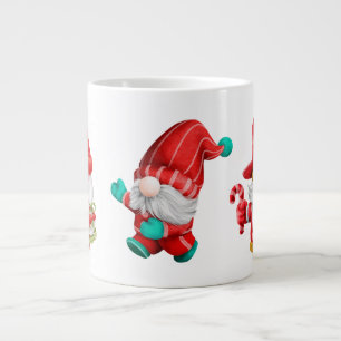 Trio Weihnachts-Gnome Jumbo-Tasse