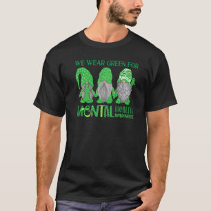 Trio wird im Mai tragen wir Grün für psychische Ge T-Shirt