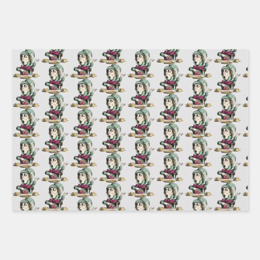 Trio Wonderland Characters Geschenkpapier Set (Vorderseite 2)