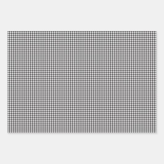 Trio zum Schwarzen und Weißbuch Geschenkpapier Set (Vorderseite 2)