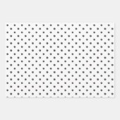 Trio zum Schwarzen und Weißbuch Geschenkpapier Set (Vorderseite)