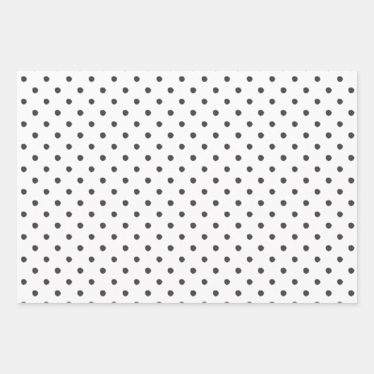 Trio zum Schwarzen und Weißbuch Geschenkpapier Set (Vorderseite)