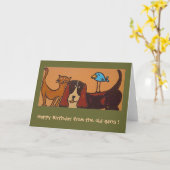 Triogeburtstagskarte Karte (Gelbe Blume)