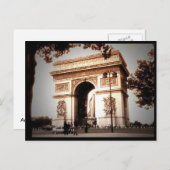 Triomphbogen Postkarte (Vorne/Hinten)