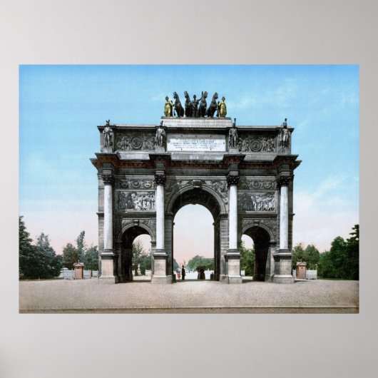Triomphe du Carrousel Poster (Vorne)