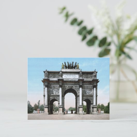 Triomphe du Carrousel Postkarte (Stehend Vorderseite)