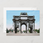 Triomphe du Carrousel Postkarte (Vorne/Hinten)
