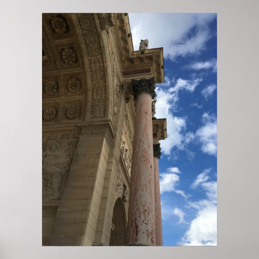 Triomphe du Carrousel Postkarte Poster (Vorne)