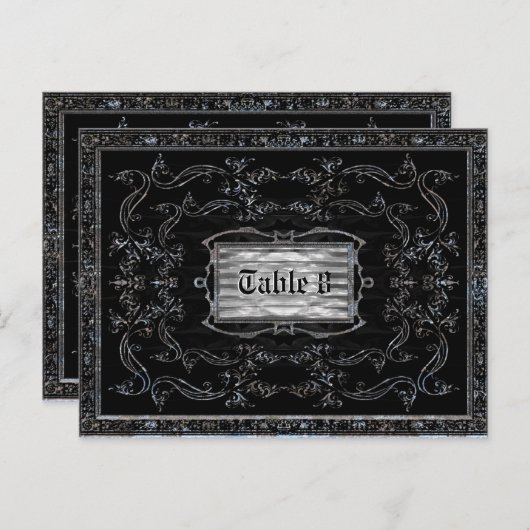 TriompheL Raven Table Card Postkarte (Vorne/Hinten)