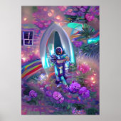 Trip Balls Art - Astronaut Poster (Vorne)