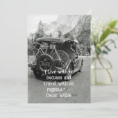 Trip Bicycle Travel Original Vintag Ankündigung (Stehend Vorderseite)