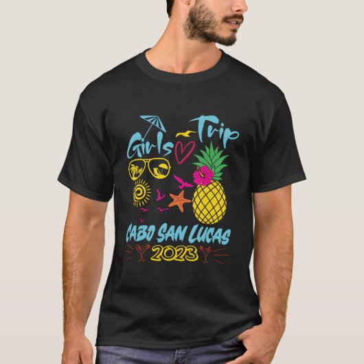Trip Cabo San Lucas Mexico 2023 Summer Vacation T-Shirt (Vorderseite)