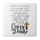 Trip Day-Crazy Lob- Fliese (Vorderseite)