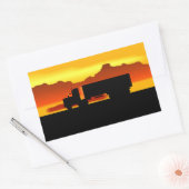 Trip OTR Trucker Sattelschlepper Rechteckiger Aufkleber (Umschlag)