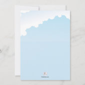 Trip Ready Teddy Go Away Party Einladung (Rückseite)