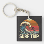Trip Retro Sunset Schlüsselanhänger (Vorderseite)