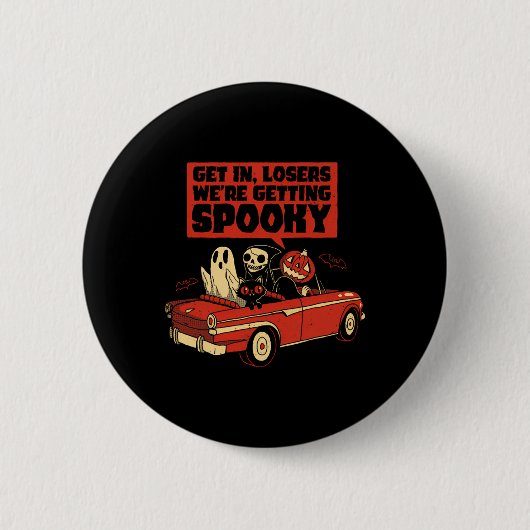 Trip Spooky - Halloween Button (Vorderseite)