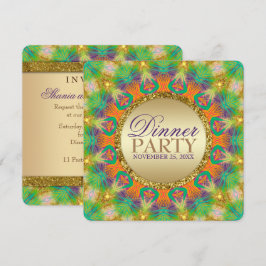 Trip Trop Bright Tribe Dinner Party Einladung