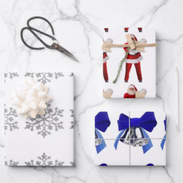 TriPack Weihnachtswrapping Paper Geschenkpapier Set