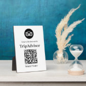Tripadvisor QR Code | Anzeige der Geschäftsbewertu Fotoplatte (Seite)