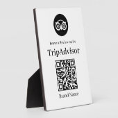 Tripadvisor QR Code | Anzeige der Geschäftsbewertu Fotoplatte (Seite)