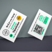 Tripadvisor Review Request Card mit QR Code Telefonnummerkarte