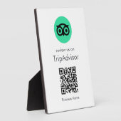 Tripadvisor-Reviews | Business Review QR Code Fotoplatte (Seite)