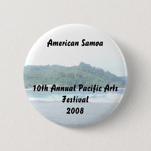 triparoundtown 130, amerikanisches Samoa10th Button (Vorderseite)