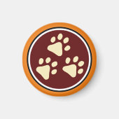 Tripawds 3-Paw-Kühlschrankmagnet Magnet (Vorne)
