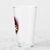 Tripawds 3-Pfoten-Logo Glas (Links)