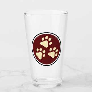 Tripawds 3-Pfoten-Logo Glas