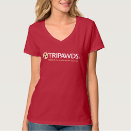 Tripawds Logo T (Frauen, Dunkel) T-Shirt