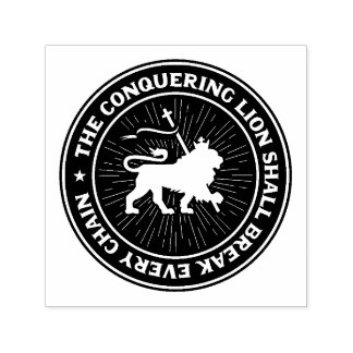 Tripe Judah Selassie Jah Rastafari Wood Art Stamp Permastempel