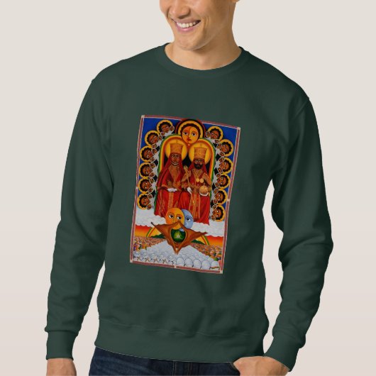 Tripe of Judah Selassie Rasta Lion Roots Sweatshirt (Vorderseite)