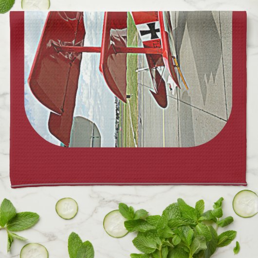 Triplane roten Barons Handtuch (Gefaltet)