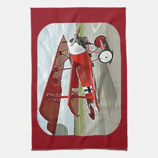 Triplane roten Barons Handtuch (Vertikal)